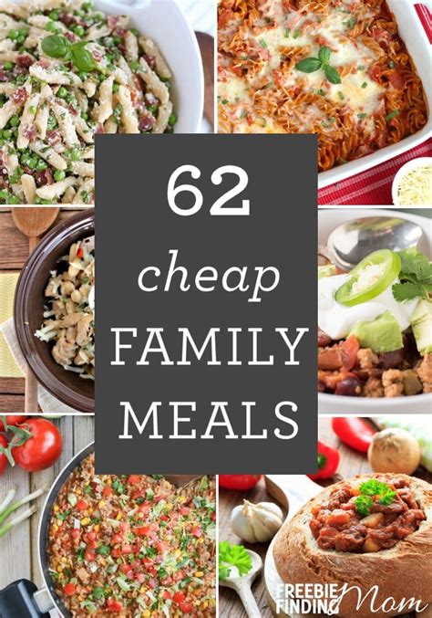 what are the cheapest meals for a family